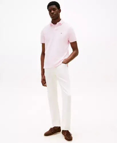 Erkaklar uchun paxta klassik kesimli 1985 Polo – och pushti - TOMMY HILFIGER (1)