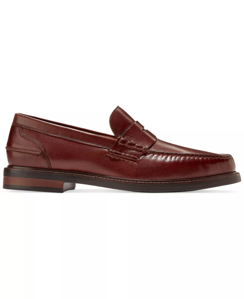 Erkaklar uchun Pinch Prep Slip-On Penny Loaferlar Jigarrang - 3