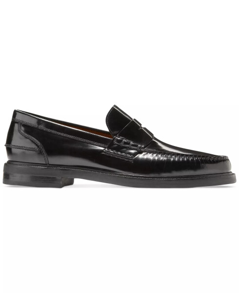 Erkaklar uchun Pinch Prep Slip-On Penny Loaferlar Qora Brushoff - 3