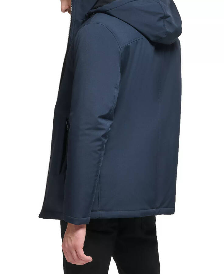 Erkaklar uchun Polar Fleece bilan qoplangan cheksiz cho'ziladigan ko'ylagi, True Navy - 2