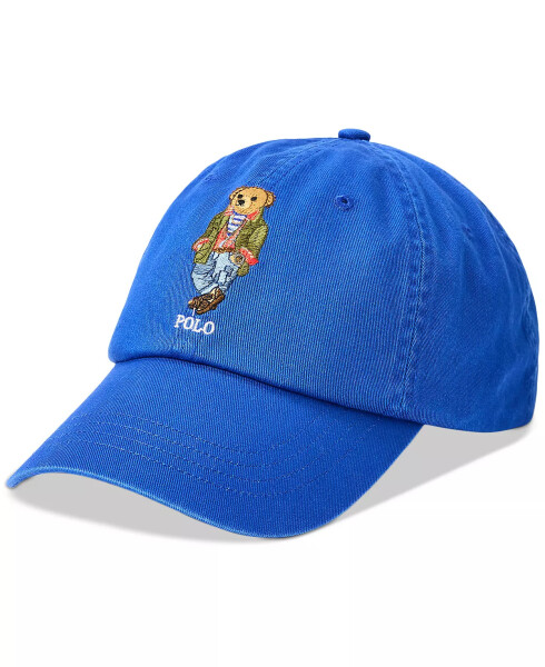 Erkaklar uchun Polo Bear Twill Ball Cap ko'ylagi, Moviy Saturn - 1