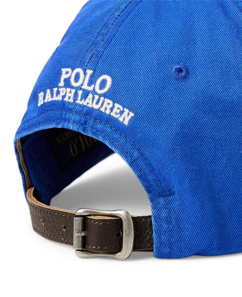 Erkaklar uchun Polo Bear Twill Ball Cap ko'ylagi, Moviy Saturn - 3