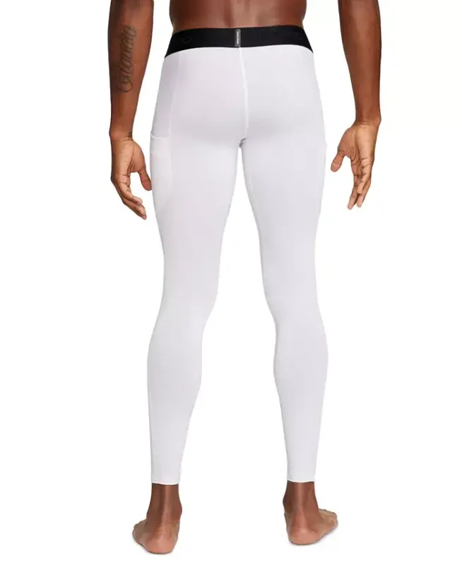 Erkaklar uchun Pro Slim-Fit Dri-FIT Fitness Shorti - Oq/qora - 2