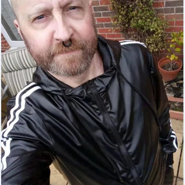 Erkaklar uchun PU teri ko'ylagi kostyumi, kundalik sport kiyimi, kapşonlu yugurish kostyumi, sport kiyimlari, erkaklar uchun kiyim to'plami, sharbatli sport kostyumi - 4