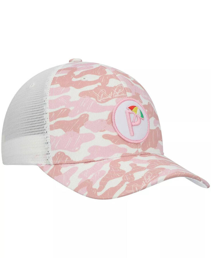 Erkaklar uchun pushti rangdagi Arnold Palmer Invitational Camo P Snapback shlyapa pushti - 4