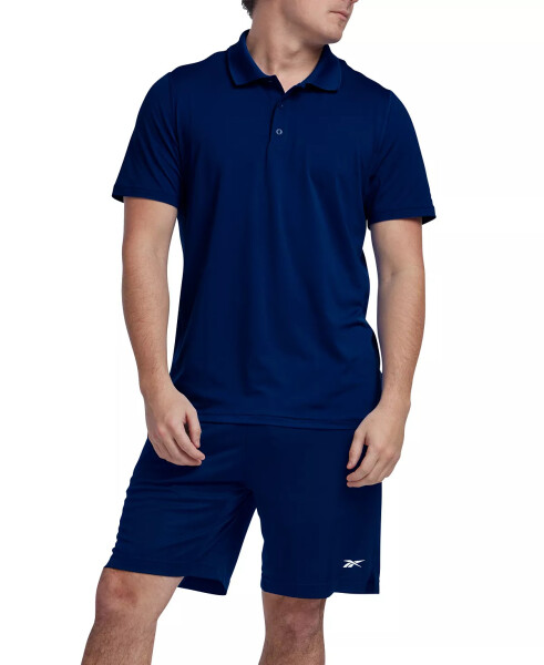 Erkaklar uchun qisqa yengli Performance mashg'ulotlar Polo ko'ylagi Vector Navy - 4