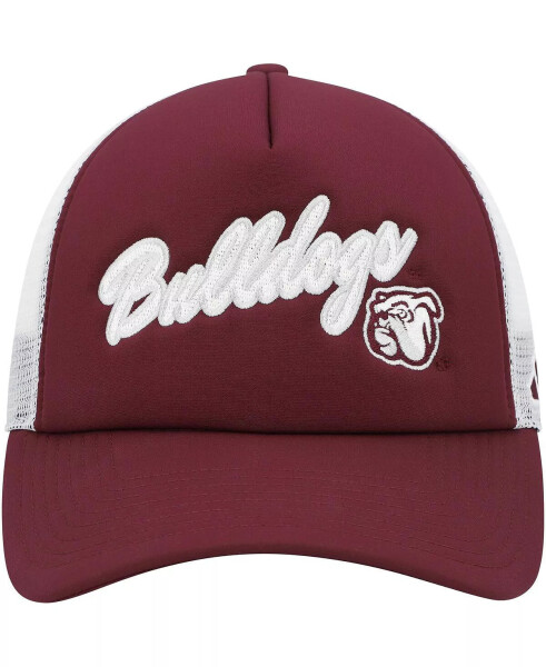 Erkaklar uchun qizil-jigarrang Mississippi shtati Bulldogs yozuvi bilan trucker Snapback qalpoqcha qizil-jigarrang - 7