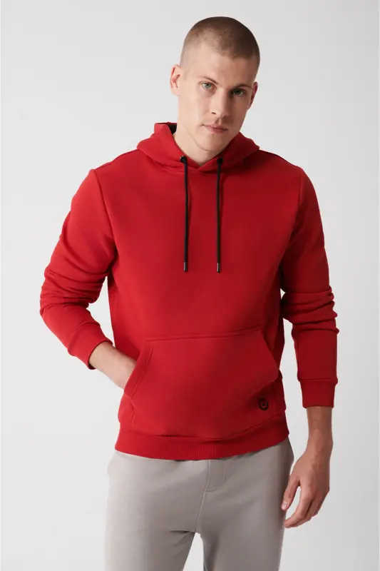 Erkaklar uchun qizil unisex ko'ylagi - AVVA