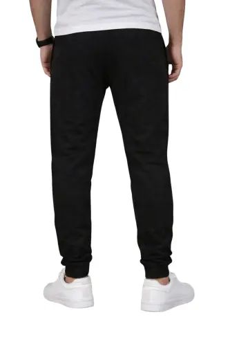 Erkaklar uchun qora rangli jogger shim - 2