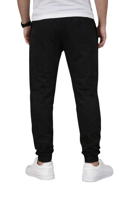 Erkaklar uchun qora rangli jogger shim - 2