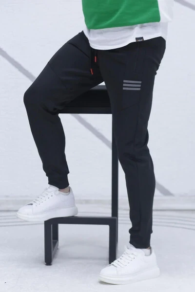 Erkaklar uchun qora scuba shim - WAFRA (1)