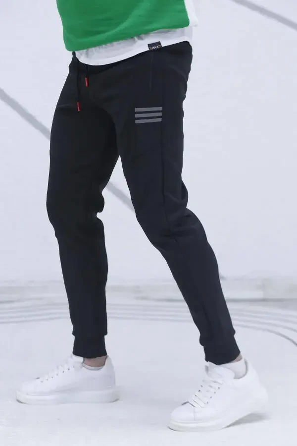 Erkaklar uchun qora scuba shim - 3