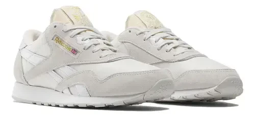 Erkaklar uchun Reebok CL NYLON Poyabzal O'lchami: 9 Pure Grey - White - Pure Grey Yugurish - REEBOK (1)