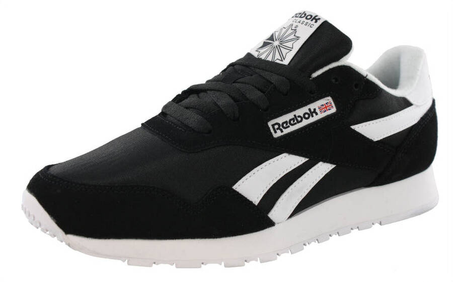 Erkaklar uchun Reebok REEBOK ROYAL NYLON Poyafzal O'lchami: 12 AQSh-Qora - Qora - Oq Yugurish - 1