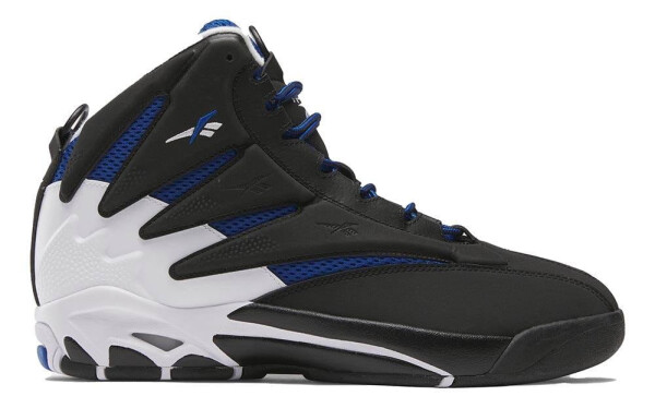 Erkaklar uchun Reebok THE BLAST Sport poyabzali, O'lchami: 11,5, Ranglari: qora, Vector Blue - White, Basketbol - 1