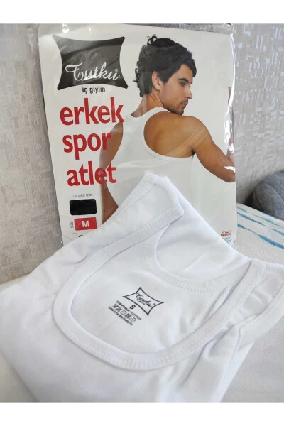 Erkaklar uchun ribana paxta sport maykasi - TUTKU