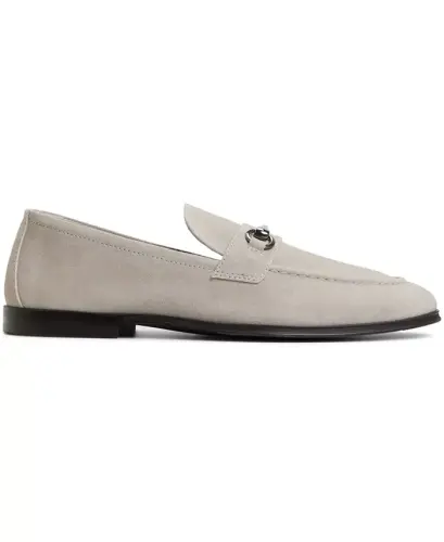 Erkaklar uchun sayohatchi charm qistirma loafer - 3