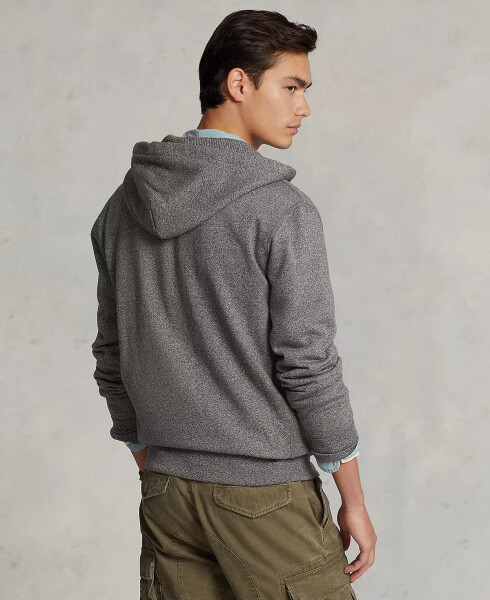 Erkaklar uchun Signature Fleece Hoodie, kulrang-qo'ng'ir - 2