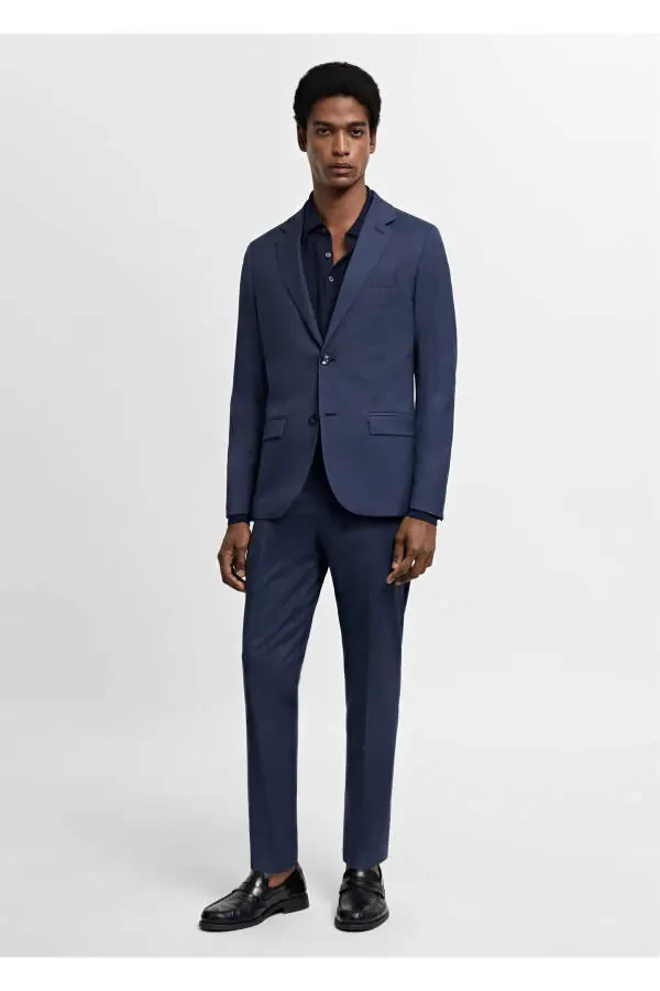 Erkaklar uchun siyoh rangdagi blazer - 9