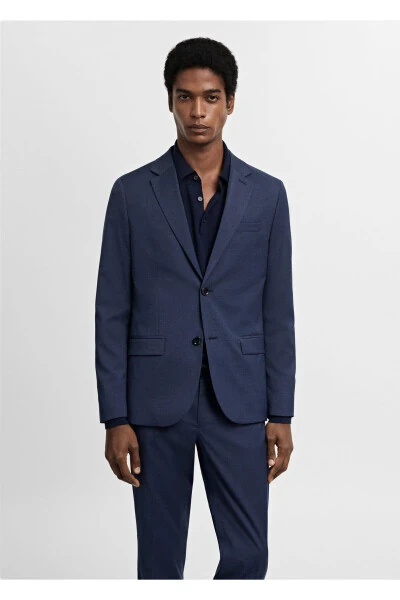 Erkaklar uchun siyoh rangdagi blazer - 10