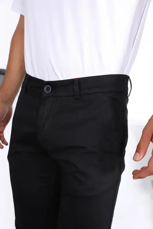 Erkaklar uchun Slim Fit Chino shim Lennberg - To‘q ko‘k - 2