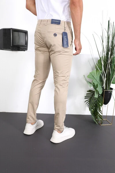 Erkaklar uchun Slim Fit Chino Shimlar Lennberg - 12