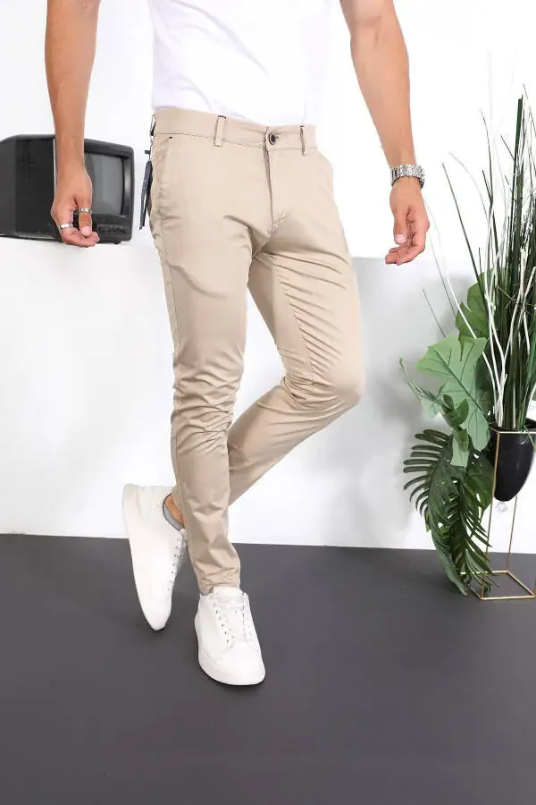 Erkaklar uchun Slim Fit Chino Shimlar Lennberg - 3