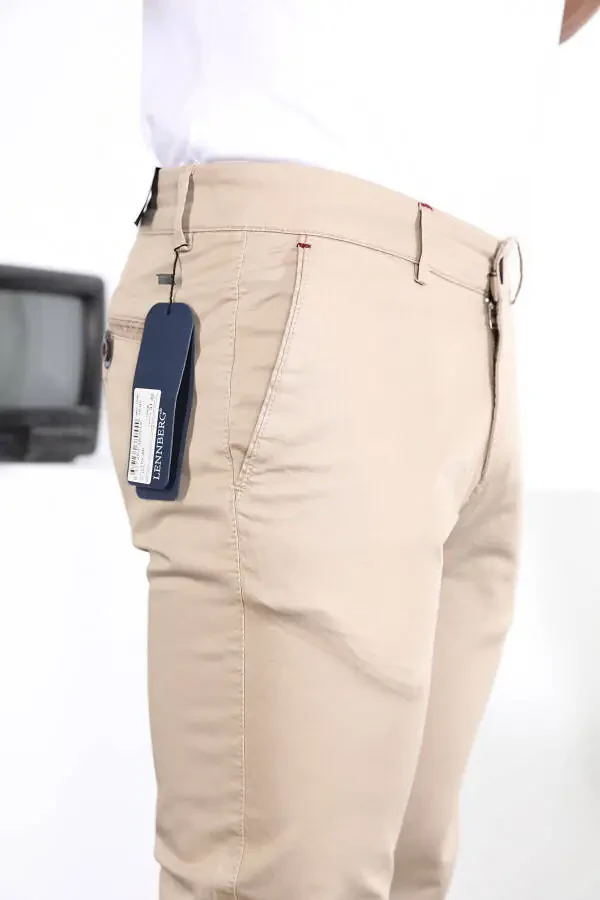 Erkaklar uchun Slim Fit Chino Shimlar Lennberg - 6