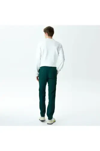 Erkaklar uchun Slim Fit Chino yashil shim - YZP - LACOSTE (1)