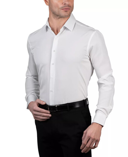 Erkaklar uchun Slim Fit Supershirt Ko'ylak Oq - 2