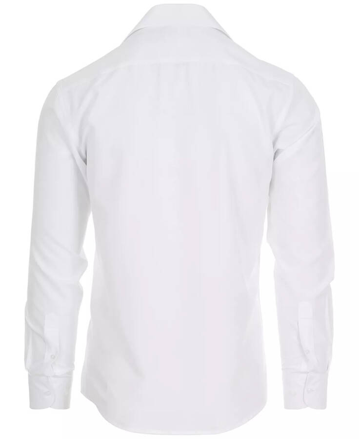 Erkaklar uchun Slim Fit Supershirt Ko'ylak Oq - 10