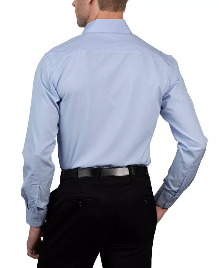 Erkaklar uchun Slim Fit Supershirt libos ko'ylagi och ko'k rang - 3