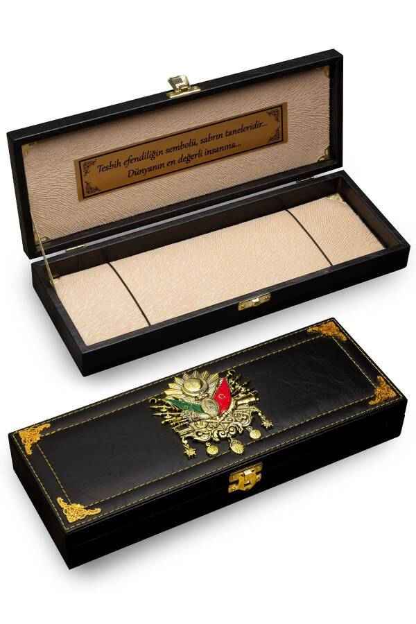 Erkaklar uchun sovg'a oltin qoplangan kumush tasbeh - 5