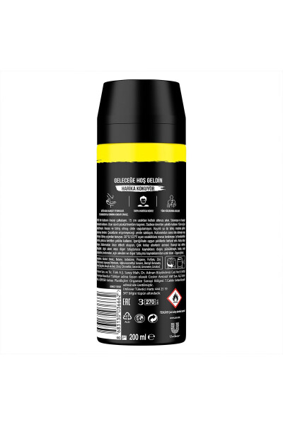 Erkaklar uchun sprey dezodorant Black Xl 48 soat ta'sirli hid 200 ml X3 dona - 24