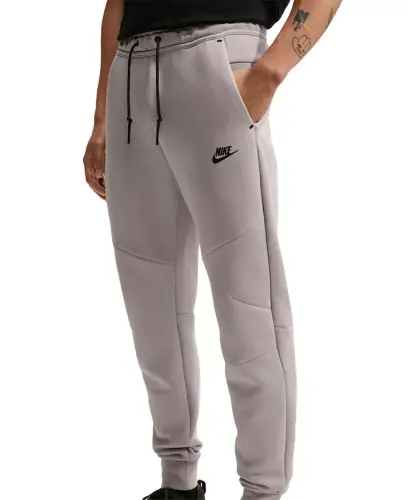 Erkaklar uchun Tech Fleece bog'ichli jogger shimlar - To'q Qizil / Burgundy Crush - 11