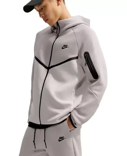 Erkaklar uchun Tech Fleece bog'ichli jogger shimlar - To'q Qizil / Burgundy Crush - 12