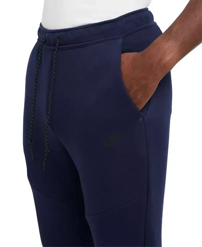 Erkaklar uchun Tech Fleece ipli jogger shimlar - To'q ko'k - 3