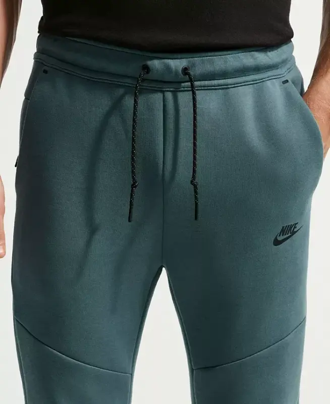 Erkaklar uchun Tech Fleece yugurish shimlari - Mineral Slate/Qora - NIKE