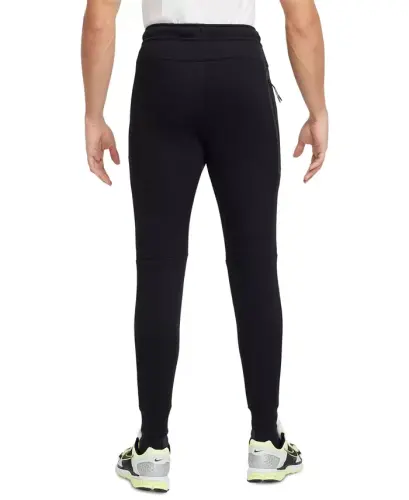 Erkaklar uchun texnologiya Fleece Joggerlar-qora/qora - 4