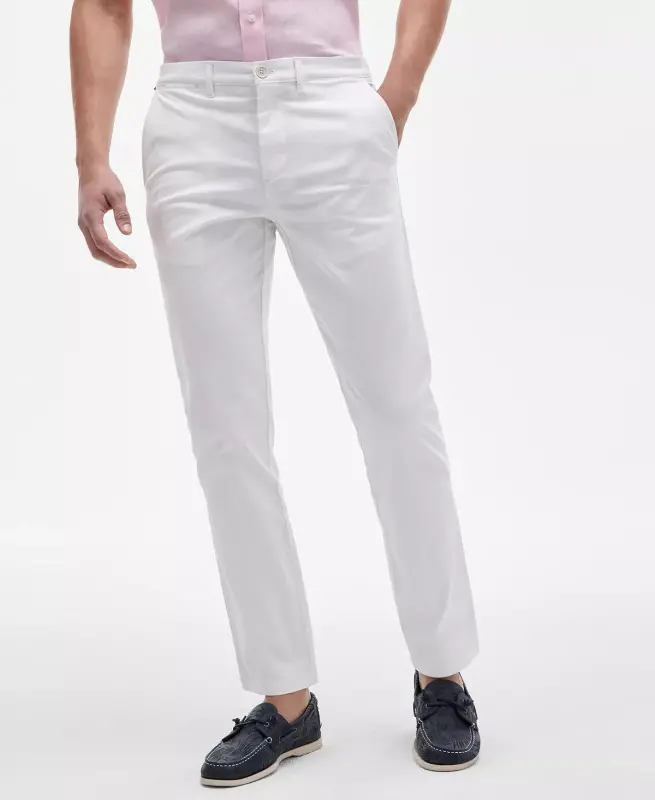 Erkaklar uchun TH Flex Stretch Regular-Fit Chino shimini - Oq rang - 1