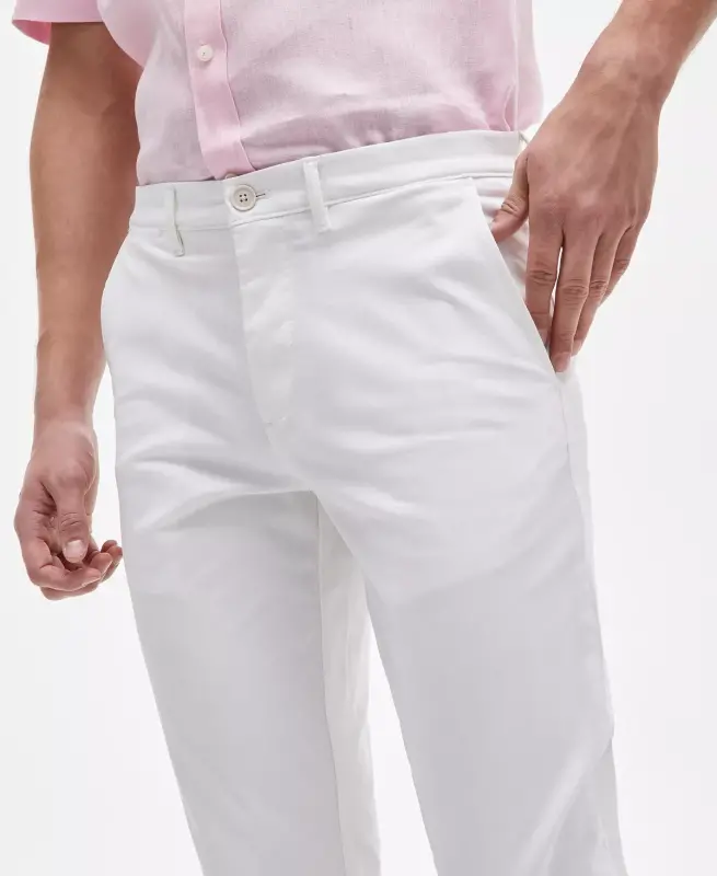 Erkaklar uchun TH Flex Stretch Regular-Fit Chino shimini - Oq rang - 3