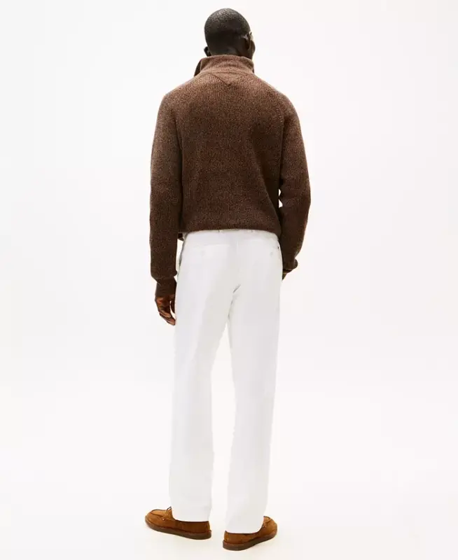 Erkaklar uchun TH Flex Stretch Regular-Fit Chino shimini - Oq rang - 4