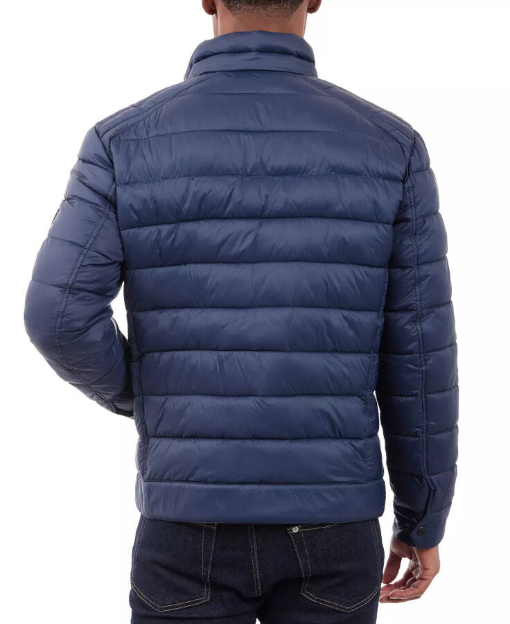 Erkaklar uchun to'liq fermuarlı kapitone puffa ko'ylagi Midnight Navy - 2