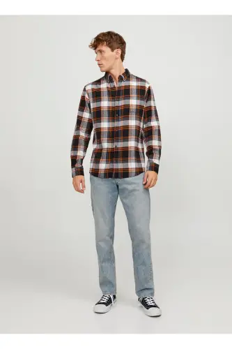 Erkaklar uchun to'q sariq ko'ylak - JACK & JONES (1)