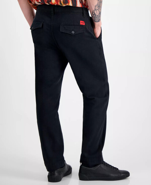 Erkaklar uchun tor kesimli chino shim Black - 2