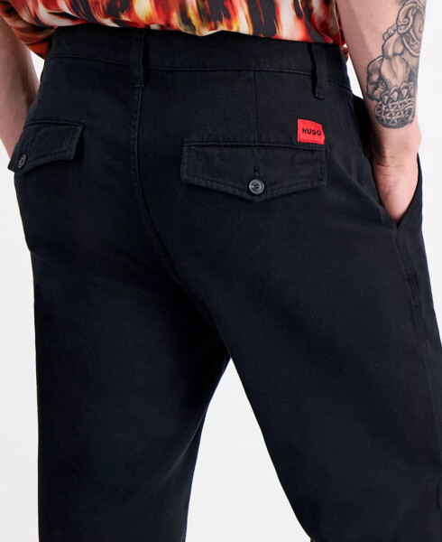 Erkaklar uchun tor kesimli chino shim Black - 5