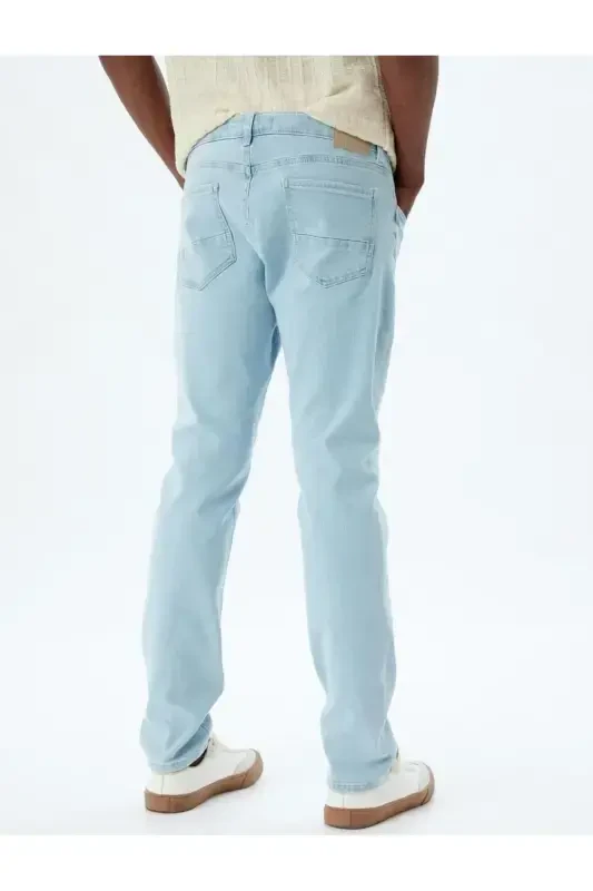 Erkaklar uchun tor kesimli jinsi shim - 4