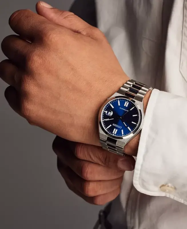 Men's Tsuyosa Automatic Stainless Steel Bracelet Watch 40mm-Silver-tone - 4