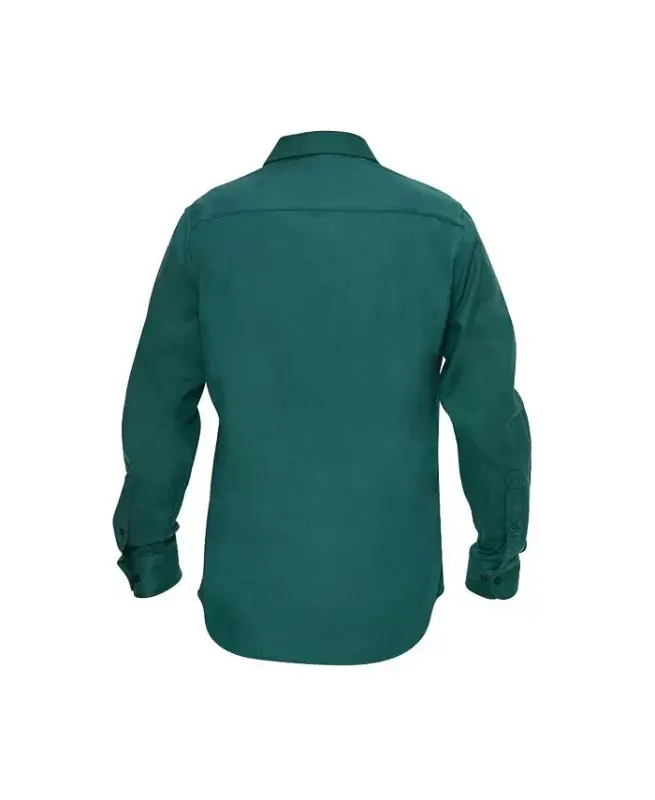 Erkaklar uchun tugmali klassik fasonli flanel ko'ylak - 2