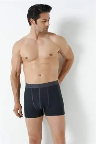 Erkaklar uchun tutunga tushirilgan bambuk pastki 3 tadan iborat to'plam - 4